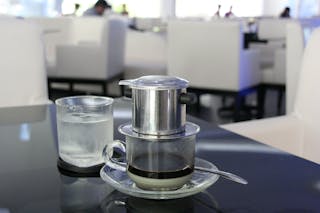 Hình ảnh ly cà phê Phin sữa đá