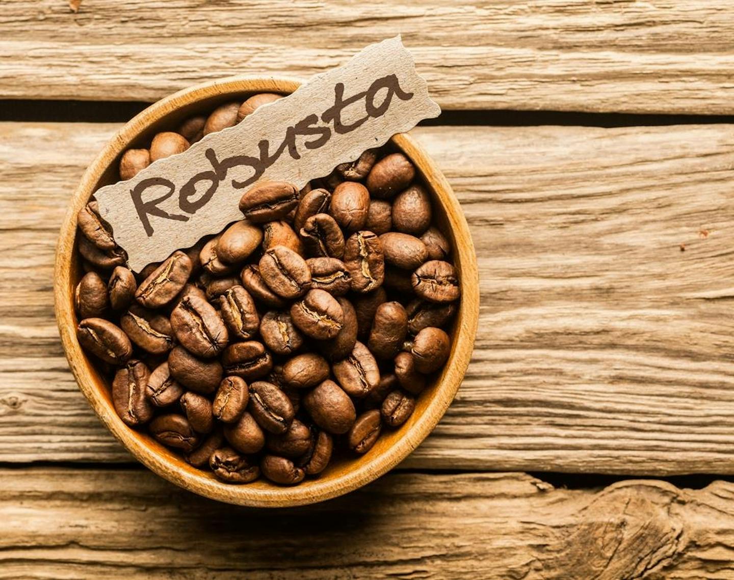 Robusta coffee beans