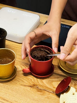 Experience Making Salt Coffee in Hue