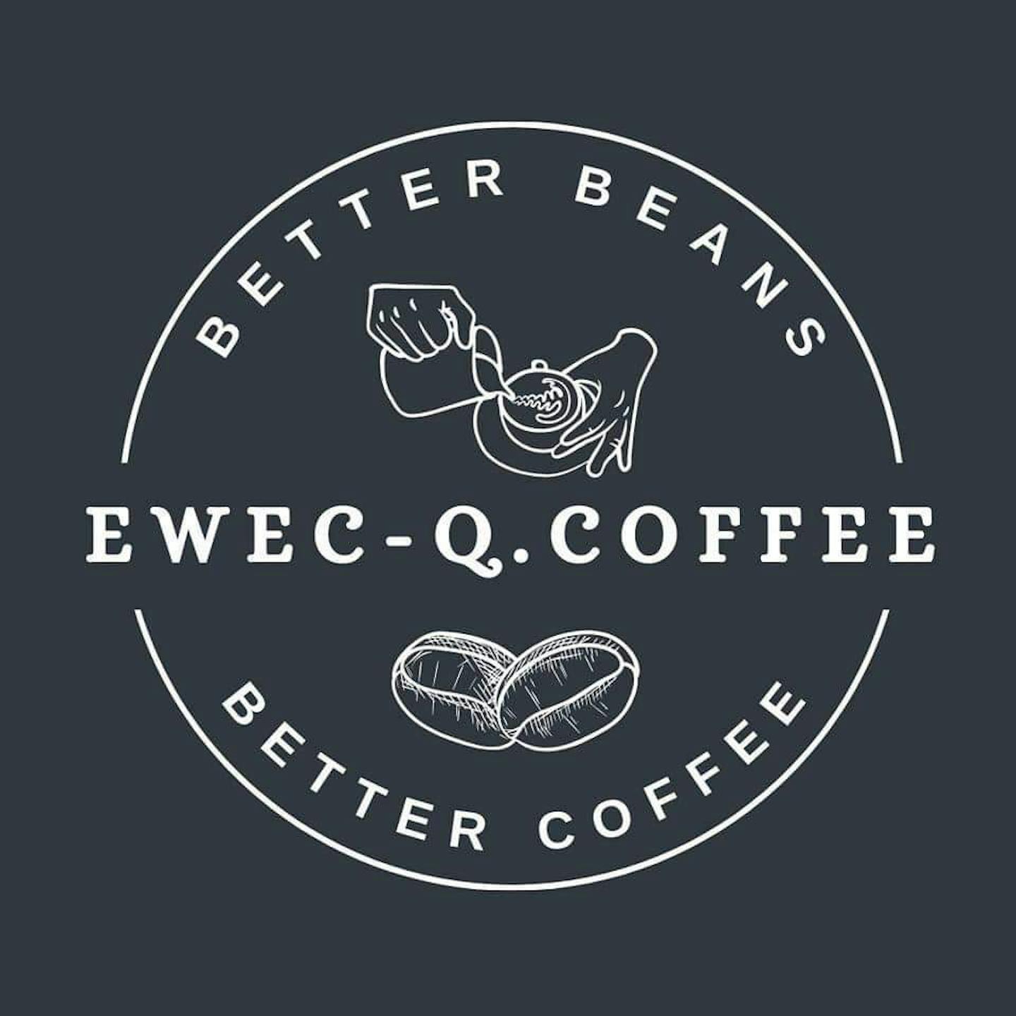 EWEC - Q. Coffee roasted coffee brand logo